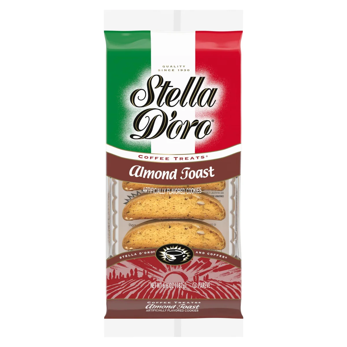 Stella D'oro Almond Toast, 6.6 oz bag